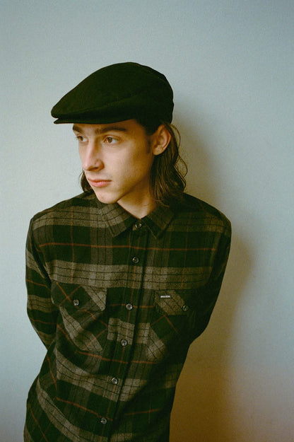 Unisex Hooligan Flat Cap in the color Black - Men's Lifestyle image