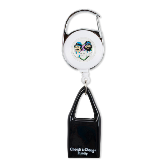 RIPNDIP I Heart Pot Retractable Keychain (Black)
