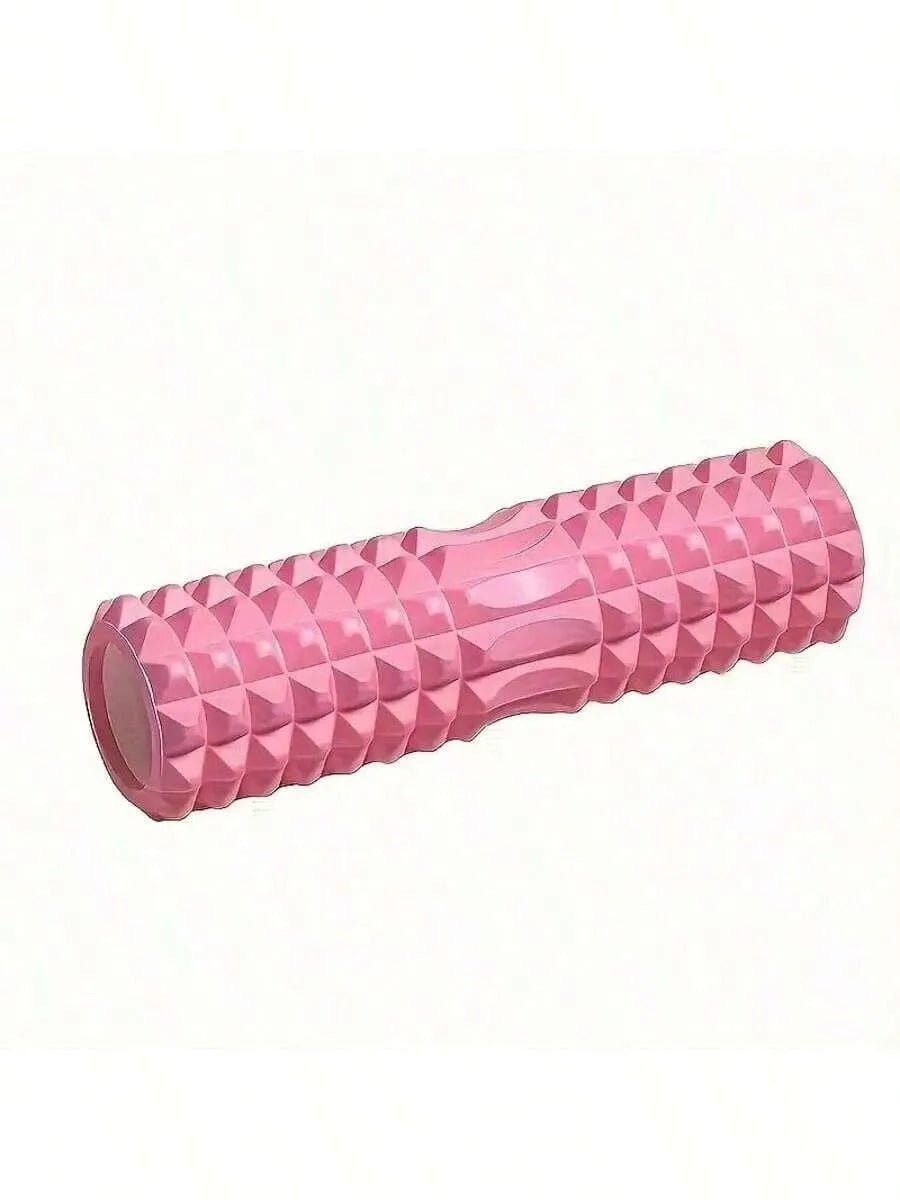 Textured Foam Yoga Roller – Lightweight Deep Tissue Massage Roller for Yoga, Pilates & Fitness