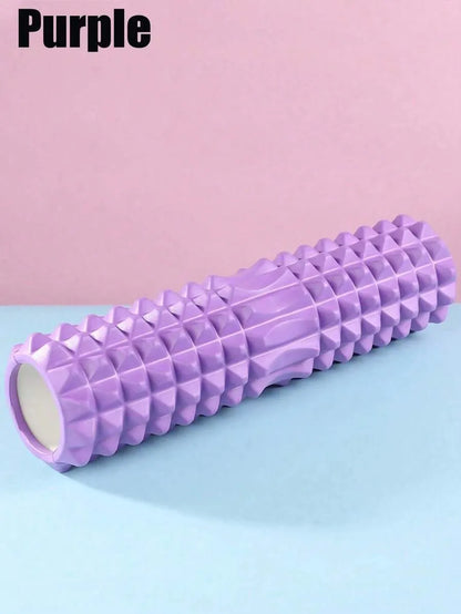 Textured Foam Yoga Roller – Lightweight Deep Tissue Massage Roller for Yoga, Pilates & Fitness