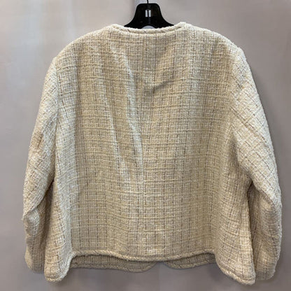 Jacket: Woven Tweed Gold Buttons