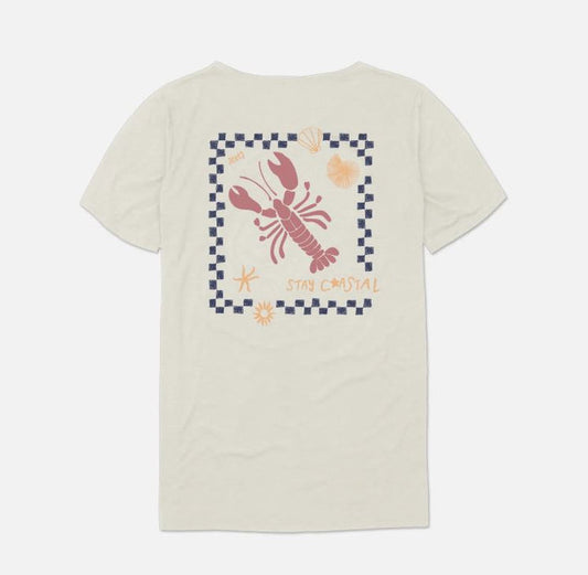 Jetty Kids' Coastal Crustacean Tee Apparel Jetty White Youth Small