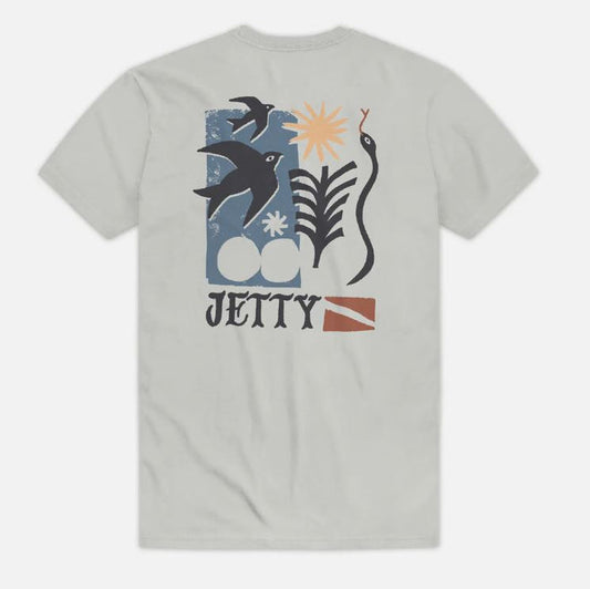 Jetty Men's Eastwing Tee Apparel Jetty Cement Small
