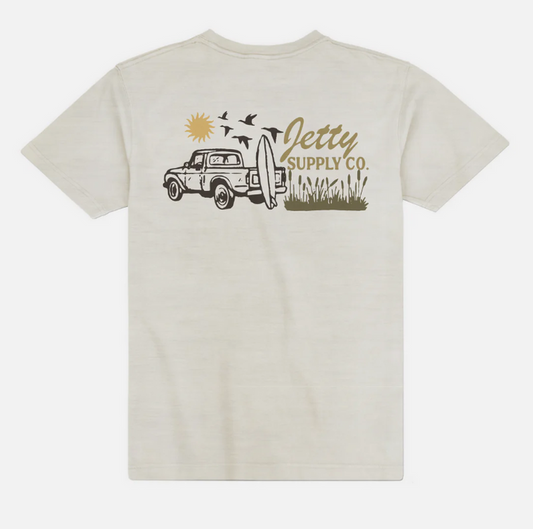 Jetty Men's Pickup Tee Apparel Jetty Oat Small