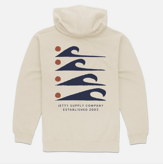 Jetty Men's Procession Hoodie Apparel Jetty Bone Small