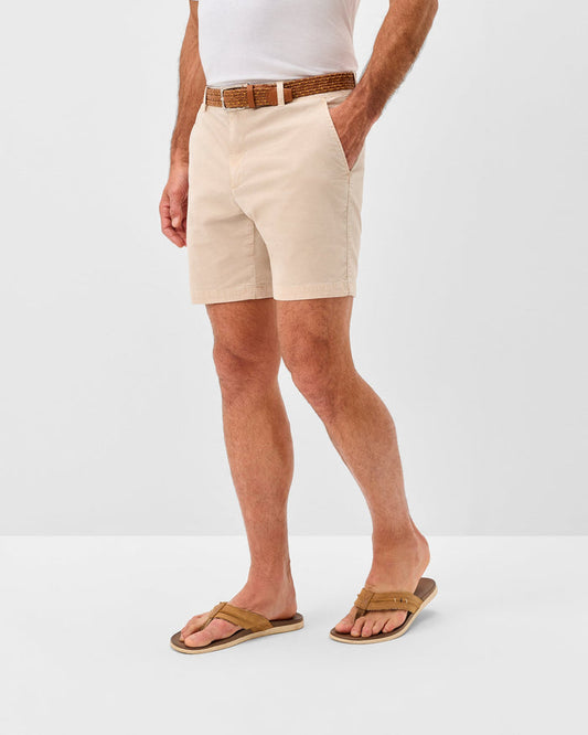 Johnnie-O Men's Barchers Garment Dyed Corduroy Shorts Apparel Johnnie-O Stone 30
