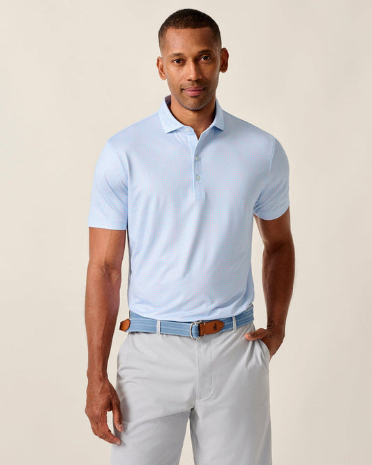 Johnnie-O Men's Julio Performance Jersey Polo Apparel Johnnie-O Maliblu Small