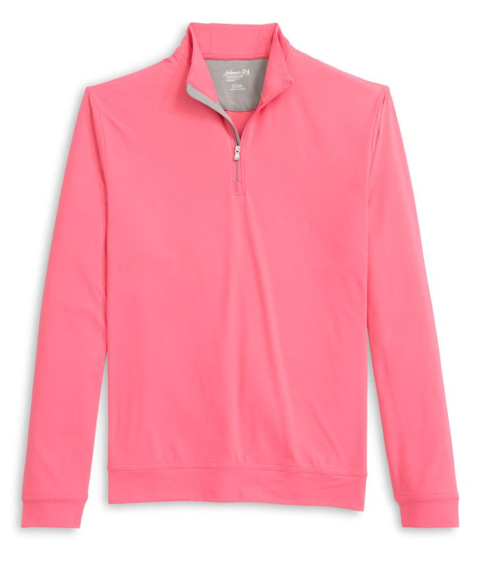 Johnnie-O Men's Motion Performance 1/4 Zip Apparel Johnnie-O Pink Lemonade Small