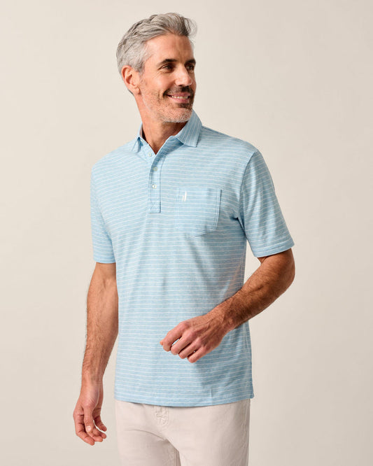 Johnnie-O Men's Original Ryan 4-Button Polo Apparel Johnnie-O Cloud Blue Small