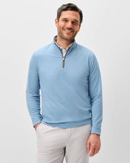 Johnnie-O Men's Sof Tech Performance 1/4 Zip Apparel Johnnie-O Carbon Fiber Small