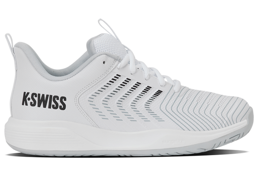 K-Swiss Kids' Ultrashot Light Footwear K-Swiss White/Glacier Gray/Black-115 1
