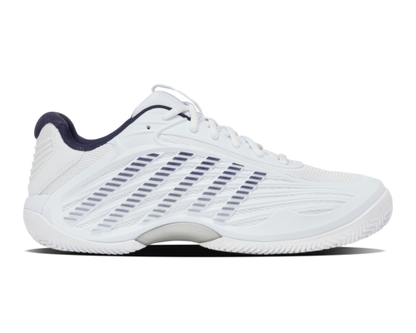 K-Swiss Men's Hypercourt Express 3 Clay Footwear K-Swiss White/Peacoat/Silver-161 7.5 Medium