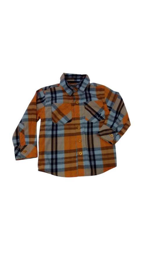 Long Sleeve Shirt: OR/BL