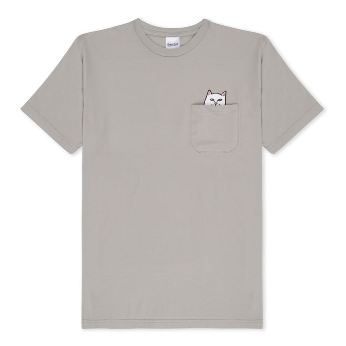 RIPNDIP Lord Nermal Peace Pocket Tee (Grey)
