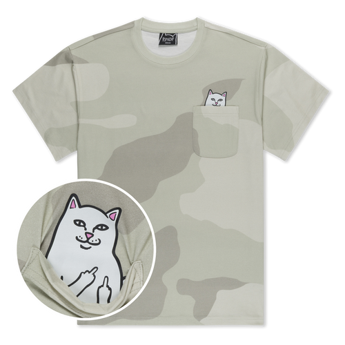 RIPNDIP Lord Nermal Pocket Tee (Bone Graffiti Camo)