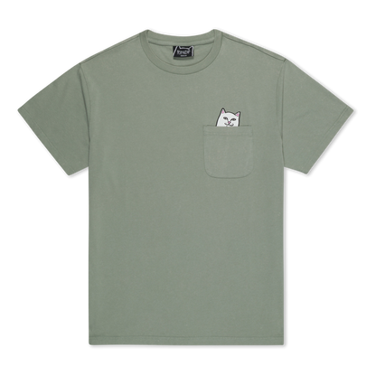RIPNDIP Lord Nermal Pocket Tee (Sage Vintage Wash)