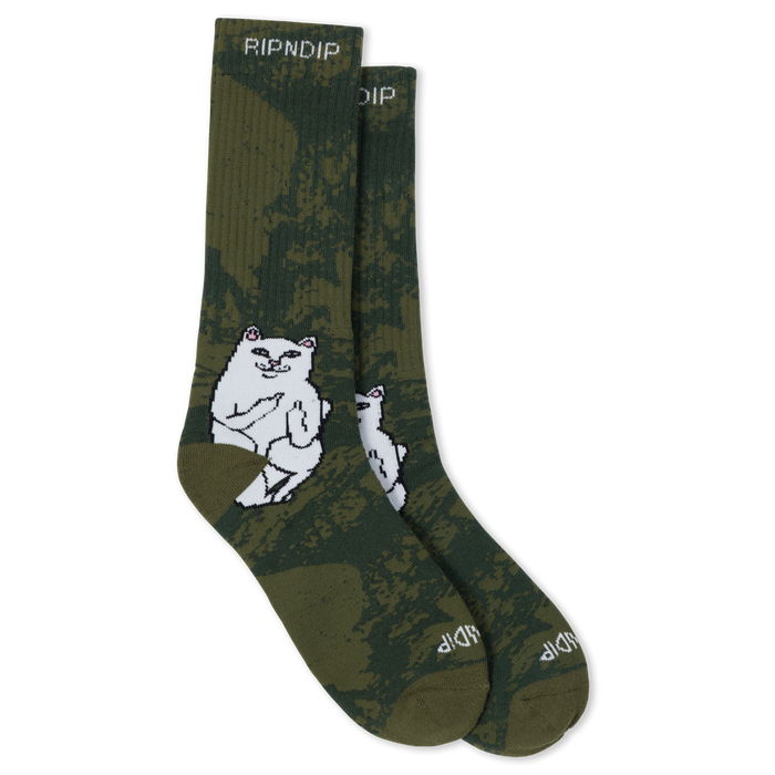 RIPNDIP Lord Nermal Socks (Forest Camo)