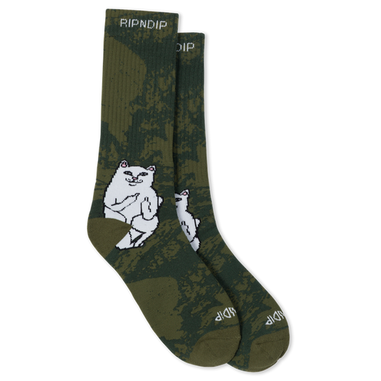 RIPNDIP Lord Nermal Socks (Forest Camo)