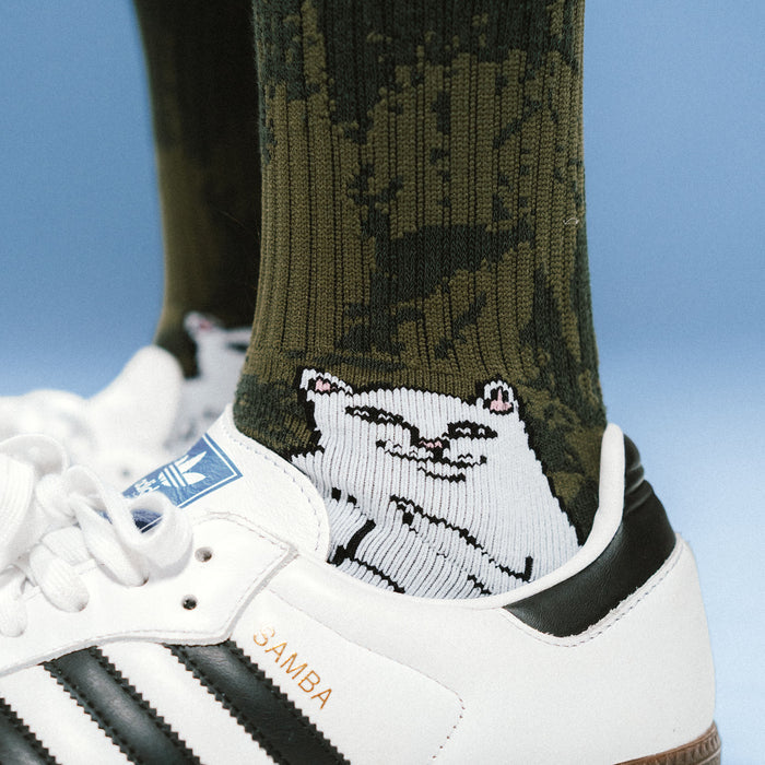 RIPNDIP Lord Nermal Socks (Forest Camo)