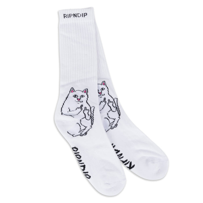 RIPNDIP Lord Nermal Socks (White)