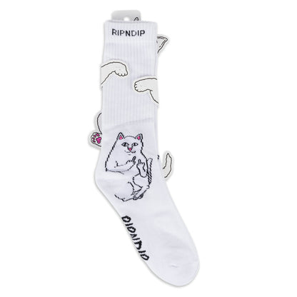 RIPNDIP Lord Nermal Socks (White)