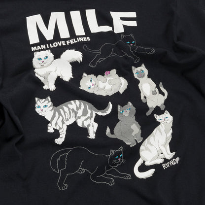 RIPNDIP Man I Love Felines Long Sleeve (Black)