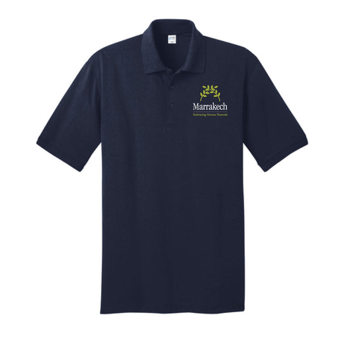 Marrakech Cotton Blend Polo Logowear Marrakech Navy Ladies XS