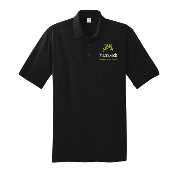 Marrakech Cotton Blend Polo Logowear Marrakech Black Ladies XS
