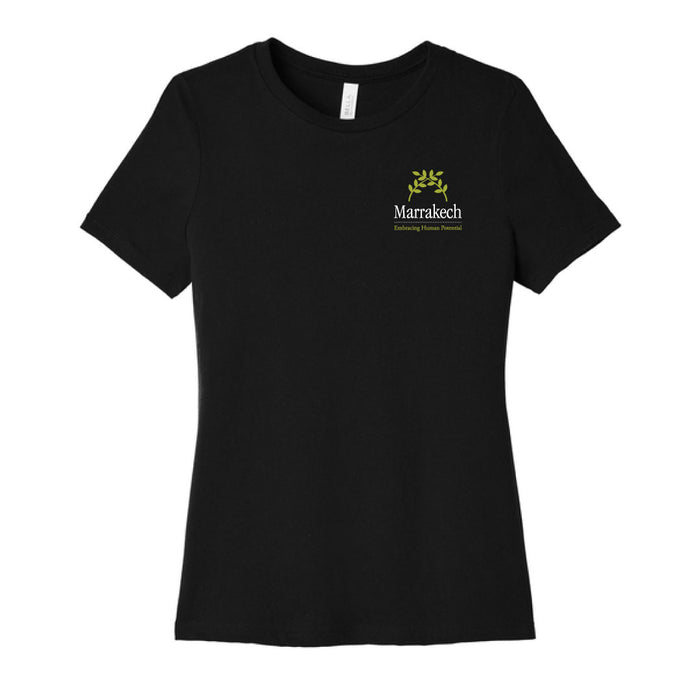 Marrakech Cotton Short Sleeve Logowear Marrakech Black Ladies S