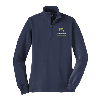 Marrakech Quarter Zip Sweatshirt Logowear Marrakech Navy Ladies XS