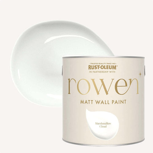 Marshmallow Cloud White Walls & Ceilings Washable Flat Matt Paint - 2.5L Home Improvement