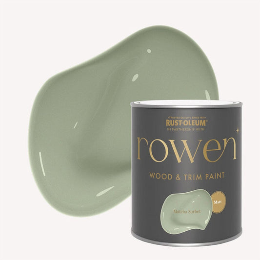 Matcha Sorbet Green Matt Wood & Trim Paint - 750ml Home Improvement