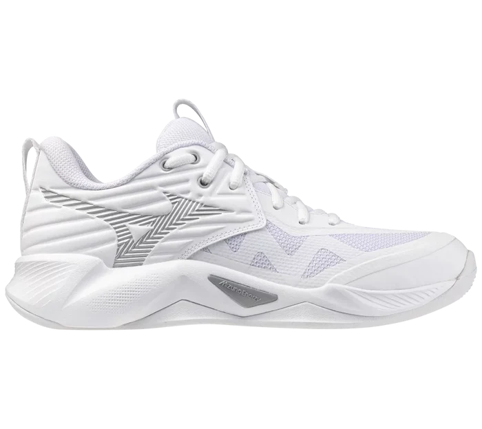 Mizuno Women's Wave Momentum 4 Pro Volleyball Shoe Footwear Mizuno White/Silver-0073 6