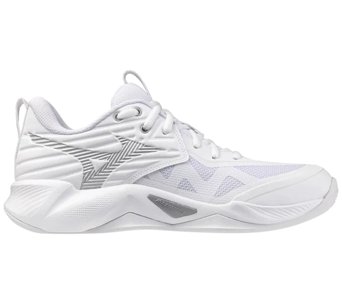 Mizuno Women's Wave Momentum 4 Pro Volleyball Shoe Footwear Mizuno White/Silver-0073 6