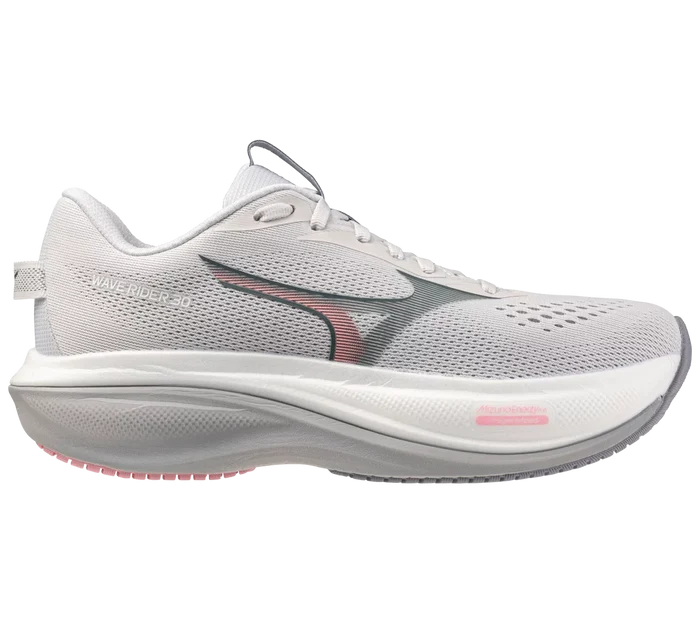 Mizuno Women's Wave Rider 30 Footwear Mizuno Dapple Grey/Dark Slate-9M8M 6 Medium-B