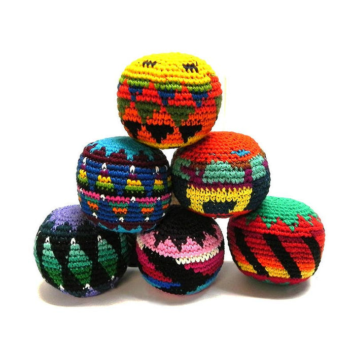 Multicolored Crochet Hacky Sack Accessories Faire