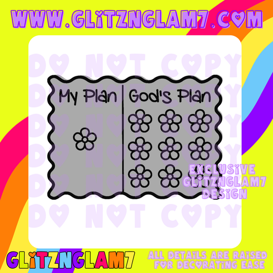 My Plan vs. God's Plan Silicone Mold -GNG7 Exclusive