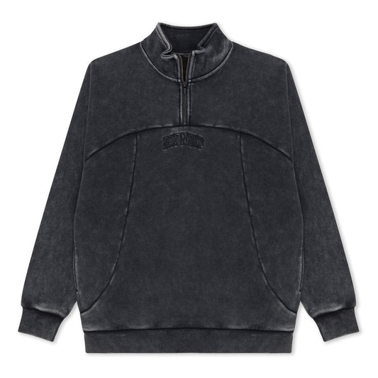 RIPNDIP Night Quarter Zip Sweatshirt (Black)