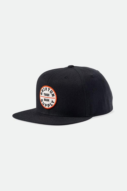 Oath III Snapback - Washed Black/Orange