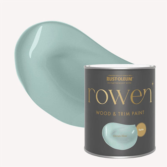 Ocean Bliss Blue Satin Wood & Trim Paint - 750ml Home Improvement