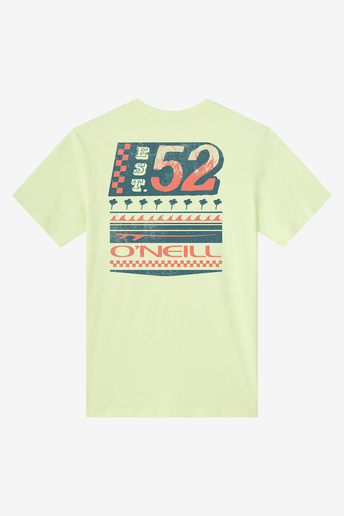 O'Neill Boys' Rays Jersey Tee Apparel O'Neill Seafoam Green Youth Small