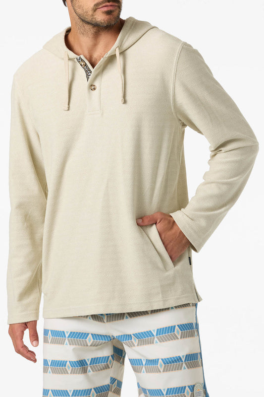 O'Neill Men's Bavaro Solid Poncho Pullover Fleece Apparel O'Neill Dark Shadow Small