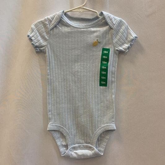 Onesie Short Sleeve Lemon Embroidery