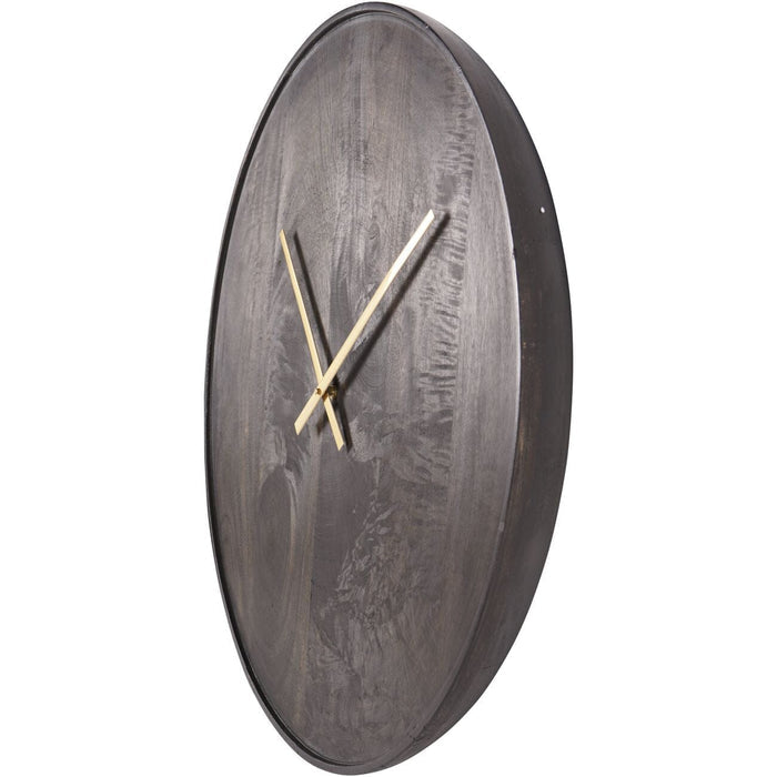 Palermo Medium Brown Mango Wood Wall Clock Accessories