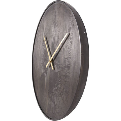 Palermo Medium Brown Mango Wood Wall Clock Accessories