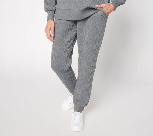 Pants: Cable Knit Joggers