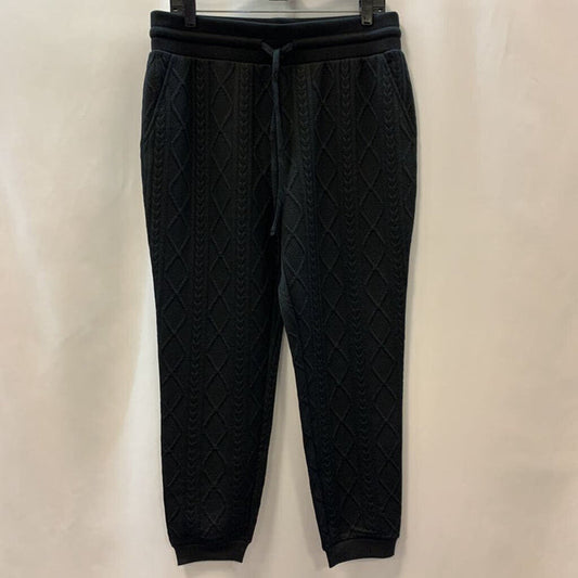 Pants: Cable Knit Pattern Joggers