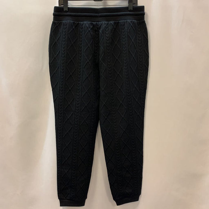 Pants: Cable Knit Pattern Joggers