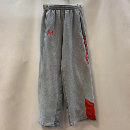 Pants: Fleece Red Embroidery Leg