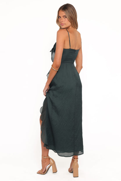 Adelyn Midi Dress - Emerald